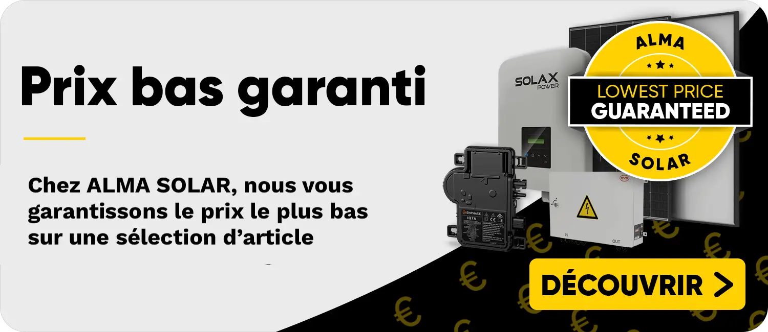 Prix bas garanti panneau solaire